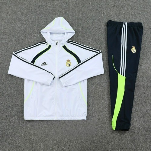 Real Madrid 202526 White Windbreaker