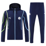 Manchester City 2025-26 Dark Blue Windbreaker