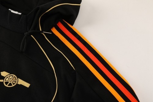 Arsenal 2025-26 Black Hoodie
