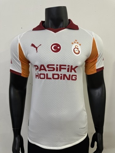 Galatasaray 2025-26 Away Player Version soccer jersey size (The player version is more slim fit, it is recommended to buy one size larger)