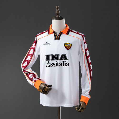 Retro Roma 1998-99 Away Long Sleeve