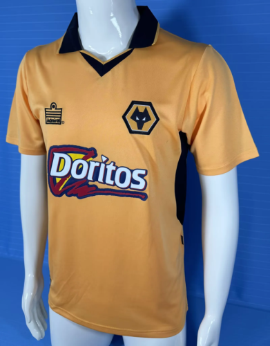 Retro Wolverhampton Wanderers 2002-04 home soccer jersey