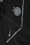 Inter Milan 2025-26 Black Windbreaker