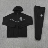 Inter Milan 2025-26 Black Windbreaker