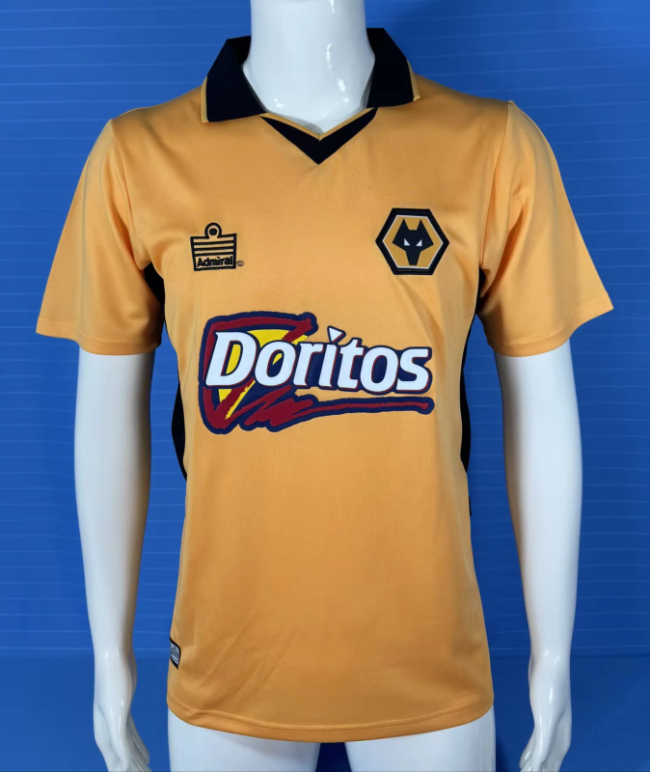 Retro Wolverhampton Wanderers 2002-04 home soccer jersey