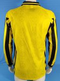 Retro Dortmund 1996-97 home Long Sleeve soccer jerseys