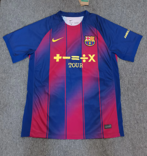 Barcelona 2025-2026 home jersey with new sponsor