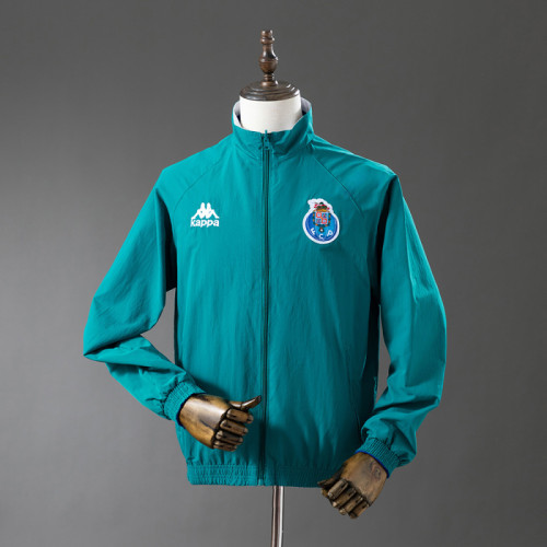 Porto 2025-26 Blue and White Reversible Windbreaker