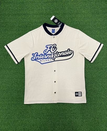 Inter Milan 2025-26 White baseball Jersey