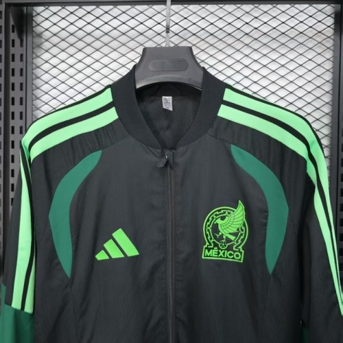 Mexico 2025-26 Black Windbreaker