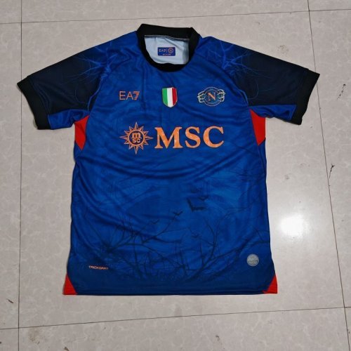 Naples Napoli 2025-26 Halloween version Navy soccer Jersey