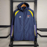 Lyon 2025-26 Blue Windbreaker