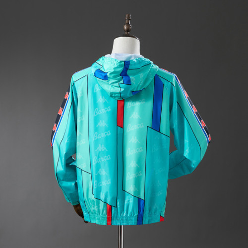 Barcelona 2025-26 Retro Model Blue Windbreaker