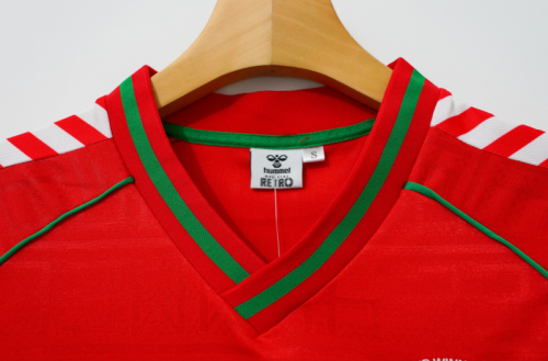 Retro Wimbledon 1988-89 Red soccer jerseys