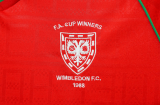 Retro Wimbledon 1988-89 Red soccer jerseys