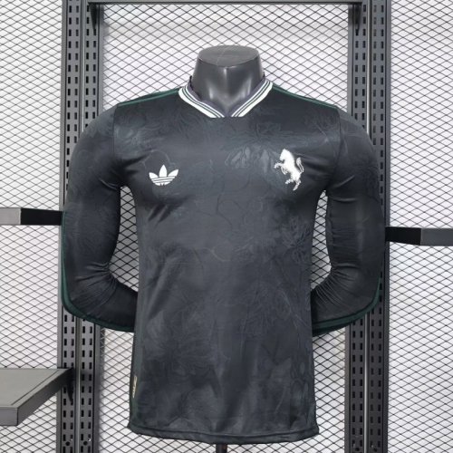 Juventus 2025-26 Third Away long sleeve player version (The player version is more slim fit, it is recommended to buy one size larger)