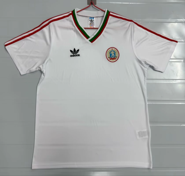 Retro 1986 Bulgaria home soccer jersey