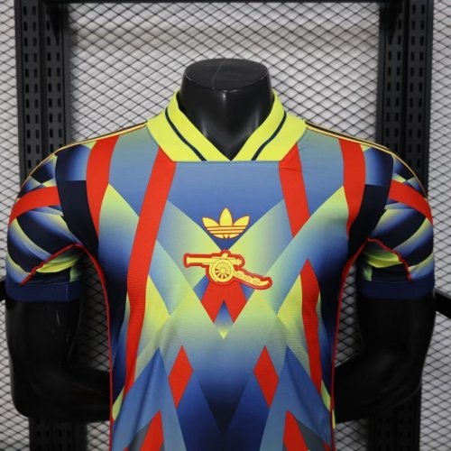Arsenal 2025-26 Colorful Player Version Training jersey(The player version is more slim fit, it is recommended to buy one size larger)