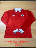 Retro Chile 1995 Home Long Sleeve soccer jerseys