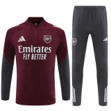 Arsenal 2025-26 Red Half zipper training clothes