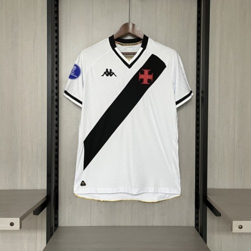 Vasco da Gama 2025-26 Away Soccer Jersey with all Sponsor