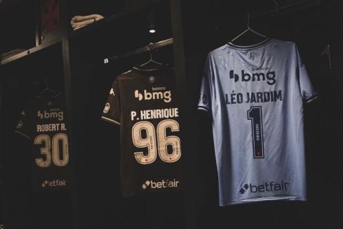 Vasco da Gama 2025-26 Third Away Soccer Jersey with all Sponsor