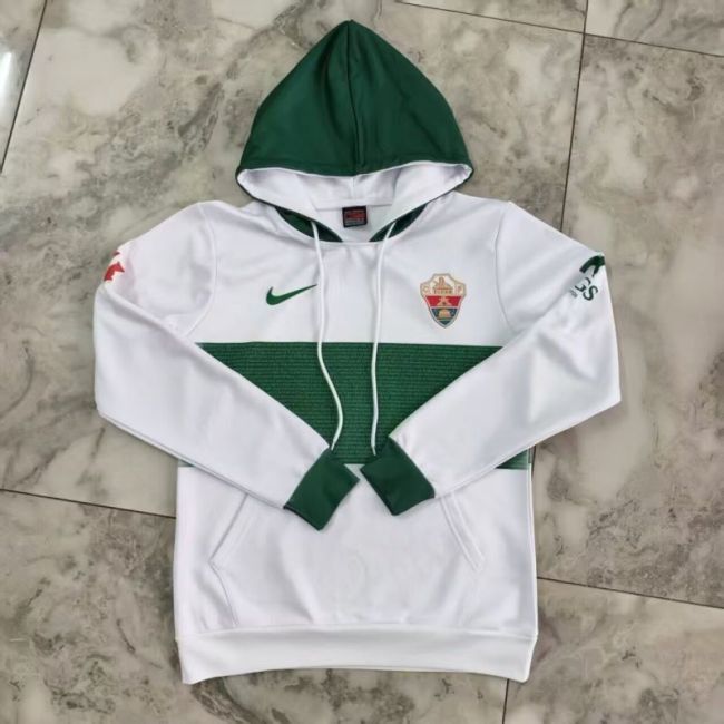 Elche FC 2025-26 White and Green Hoodie