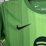 Barcelona 2025-26 Green Goalkeeper Kids Kit