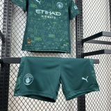 Manchester city 2025-26 Fourth Away kids