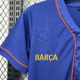 Barcelona 2025-26 Blue baseball Jersey