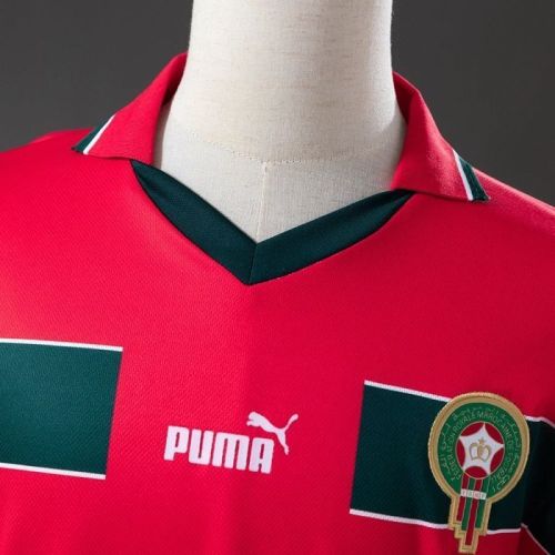 Retro 1998 Morocco Second Home Jersey Long Sleeve