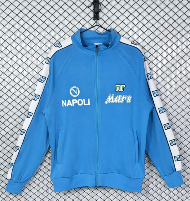 Retro 1988-89 Napoli blue jacket