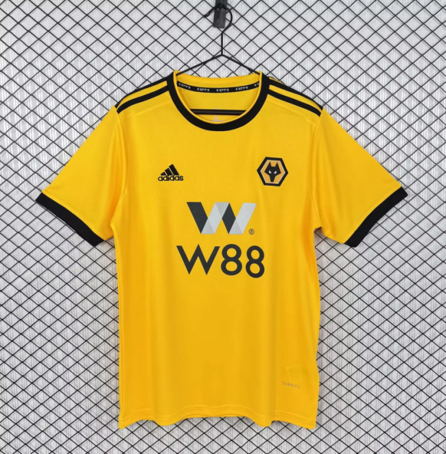 Retro Wolverhampton Wanderers 2018-19 home soccer jersey
