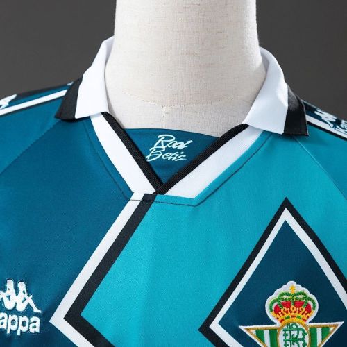 Retro 1995-97 Real Betis away Long Sleeve Jersey