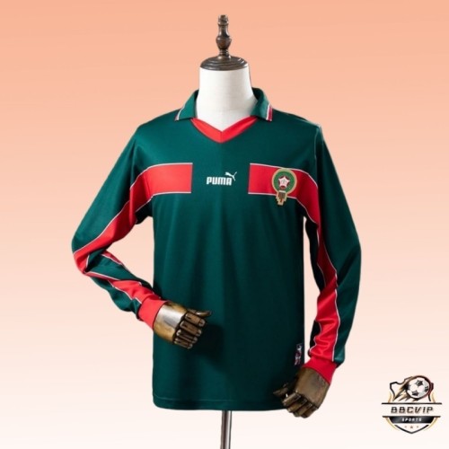 Retro 1998 Morocco Second Away Jersey Long Sleeve