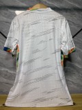 Barcelona 2025-26 White Special Player version jersey(The player version is more slim fit, it is recommended to buy one size larger)