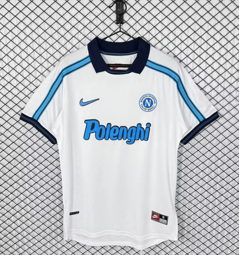 Retro 1998-99 Napoli Away soccer jersey