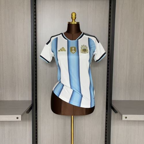 Woman Argentina 2026 World Cup Home soccer jersey(The player version is more slim fit, it is recommended to buy one size larger)