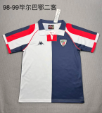 Retro Athletic Bilbao 1998-99 Away Soccer Jersey