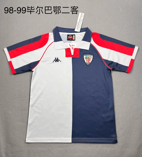 Retro Athletic Bilbao 1998-99 Away Soccer Jersey