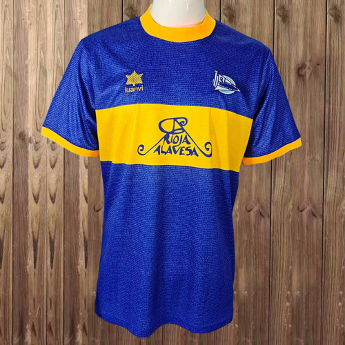Retro Deportivo Alaves 2000-01 Champions League Final Edition Soccer Jersey