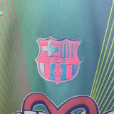 Mens Barcelona 2025-26 Blue and Pink Karol G Jersey
