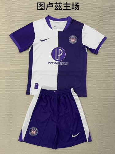 Adults And Youth Toulouse 2025-26 Home Soccer Uniform