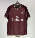 Retro Paris Saint Germain 2006-07 Away Red Soccer jersey