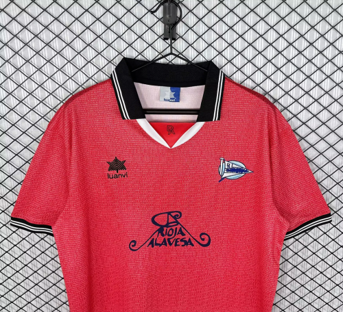 Retro Deportivo Alaves 2000-01 UEFA Cup Away soccer jersey