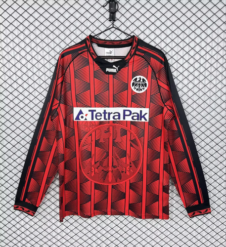 Retro Eintracht Frankfurt 1995-96 Home Long Sleeve Jersey