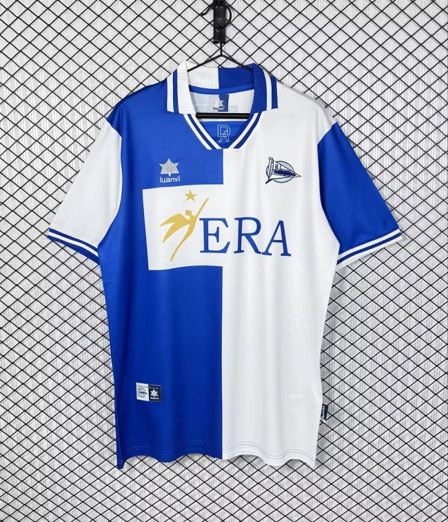 Retro Deportivo Alaves 1999-00 Home Soccer Jersey