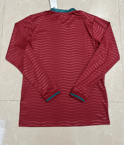 Portugal 2026 World Cup Homne Long sleeve soccer jersey