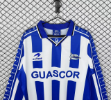 Retro Deportivo Alaves 1998-99 Home Long Sleeve Soccer Jersey