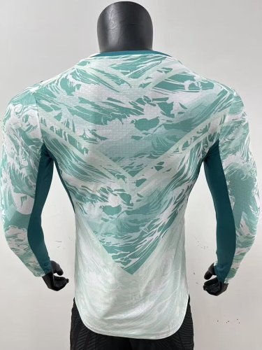 Portugal 2026 World Cup Away Long Sleeve player version Jersey（The player version is more slim fit, it is recommended to buy one size larger)